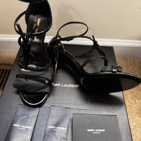 Cassandra YSL Logo Sandal - Picture 6 of 7